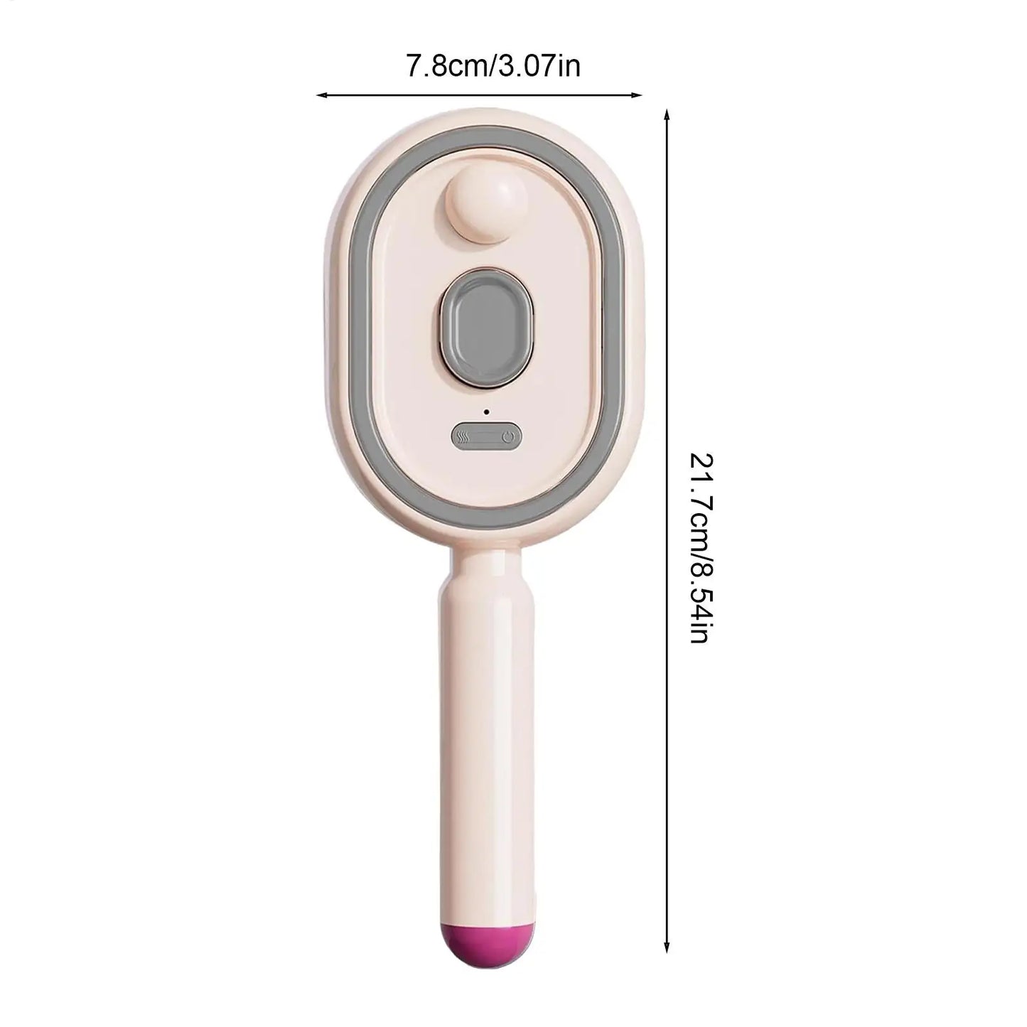 Steam Brush for Hair Rechargeable Detangling Comb with Oil Measuring Cup Steam Straightener Brush for Home Smoothing Curly Thick