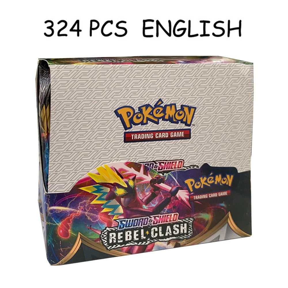 Pokémon Cards TCG: 324Pcs Scarlet & Violet Evolutions Booster Box 36 Pack Box Rare Booster Pack Vamx Collectible Card Toys Gifts