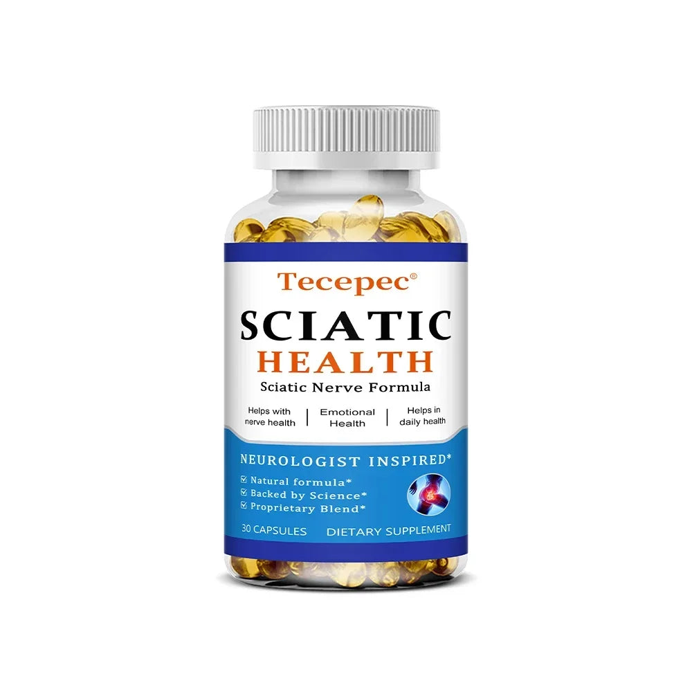 Relieve Sciatica Capsules - Relieve Pain, Improve Flexibility, Support Nerve and Joint Health, Relax Muscles