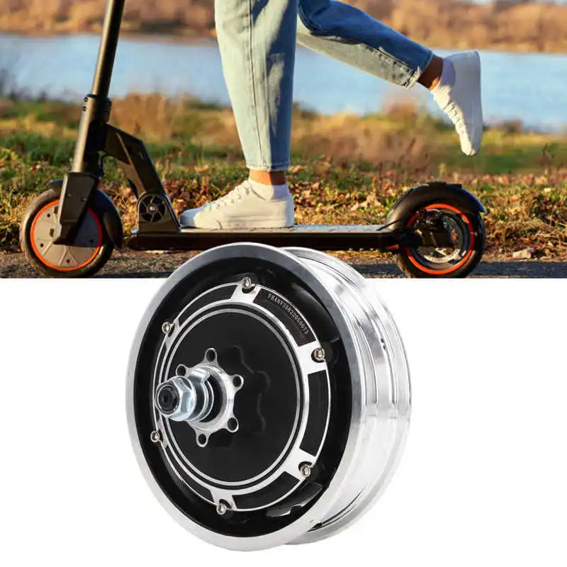 10 Inch Electric Scooter 48V 1000W Drive Wheel Hub New Motor 48V 1000W Electric Folding Bike Brushless Disc Brake Hub Motor