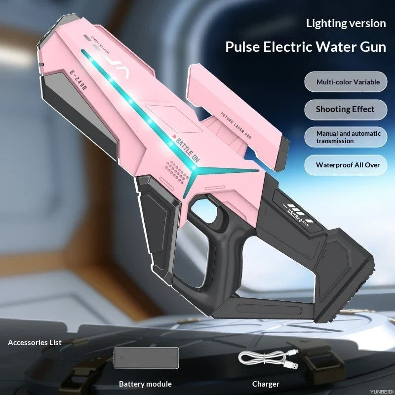Electric Water Gun Automatic Storage Water Gun Large-capacity Continuous Spray Summer Outdoor Toy Water Gun Children's Gift