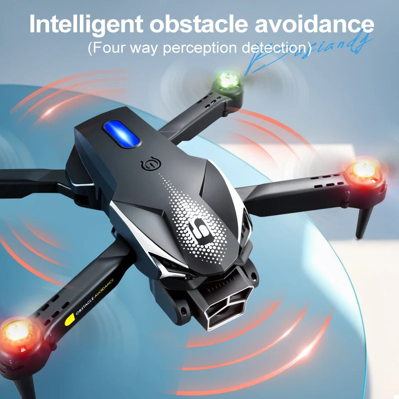 2024 New Cool Lighting LU600 Drone Remote Control Aircraft for Obstacle Avoidance and Optical Flow Aerial Photography Dron Toys