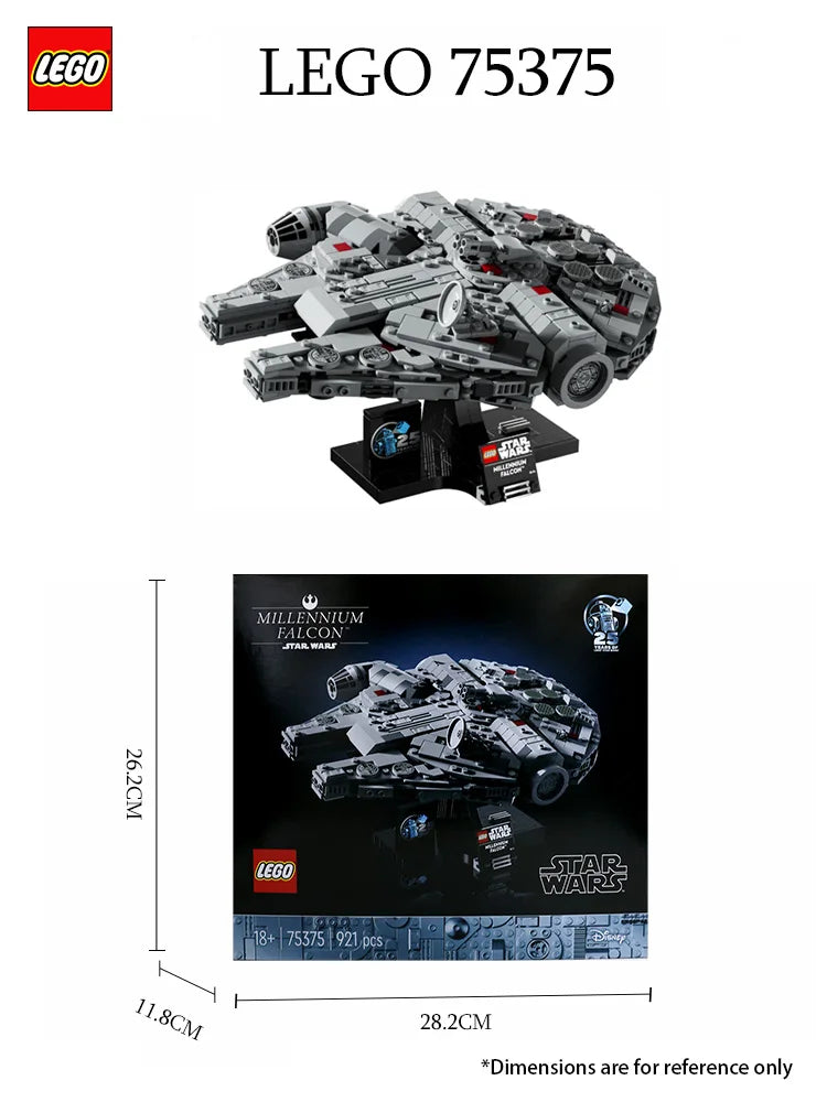 LEGO 75375 Star Wars: A New Hope Millennium Falcon 25th Anniversary Buildable Starship Model