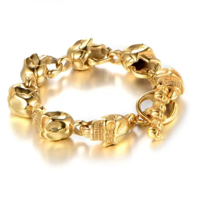 Women's Vintage Skull Beaded Skull Bracelets Men\\\\\\'s Bracelets Gothic Jewelry Accessories Gifts