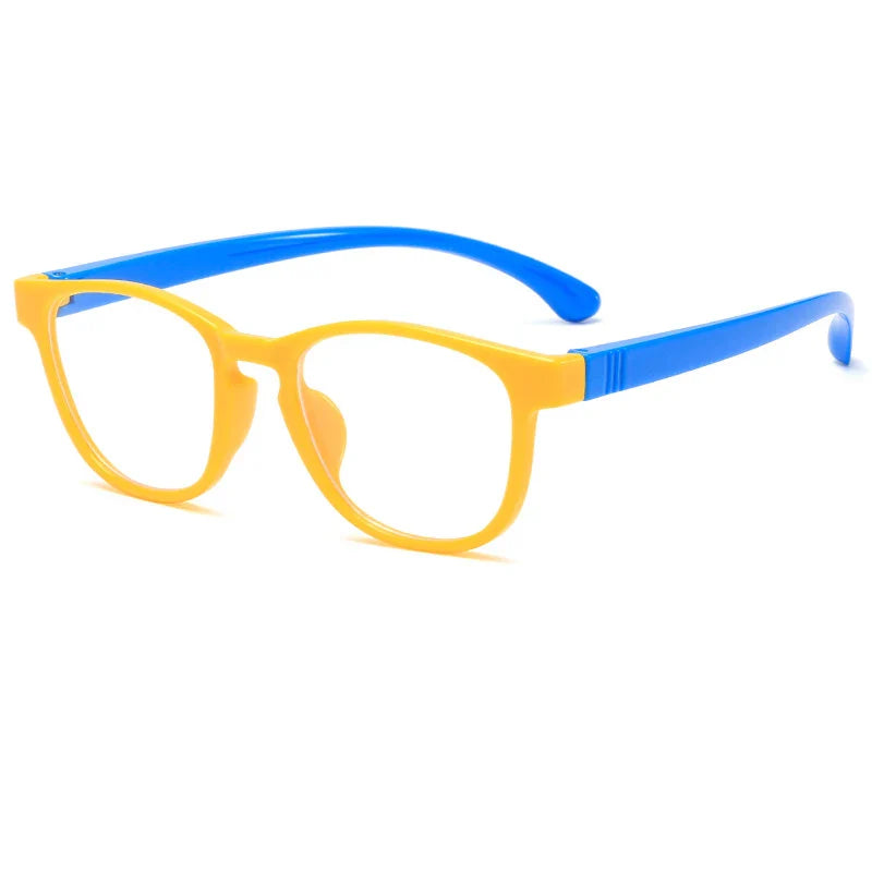 Zilead Kids Computer Glasses Blue Light Blocking Filter Gaming Goggles Silicone Frame Eyeglasses Child Anti-Blue Ray Eyewear