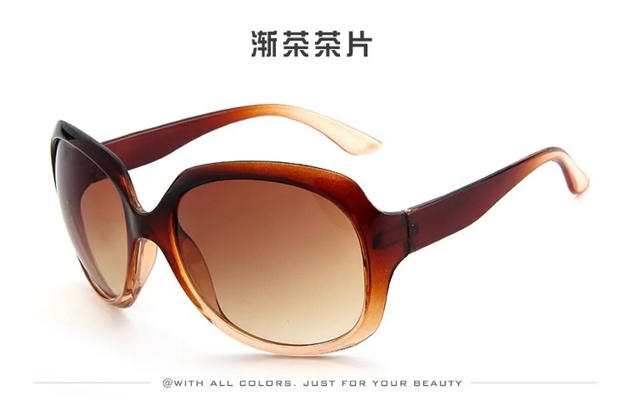 New Fashion Large Frame Sunglasses, European and American Fashion Glasses, Women's Street Photography, Vacation Sunglasses