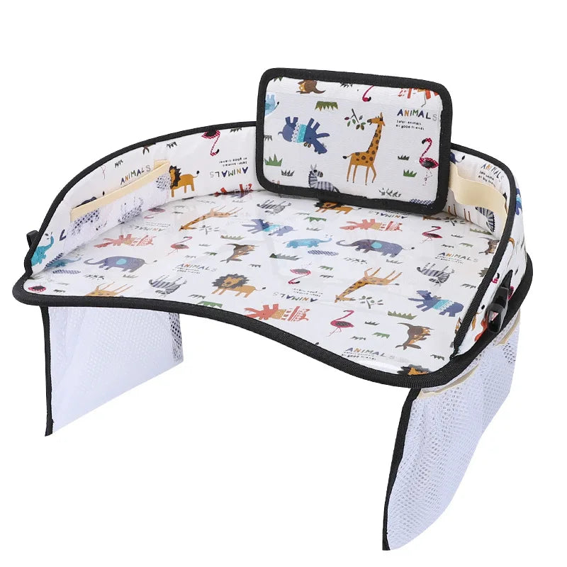 Kid Travel Tray for Toddler Car Seat Travel Tray for Kids, Children Travel Desk, Carseat Table Tray for Kid Road Trip Activities