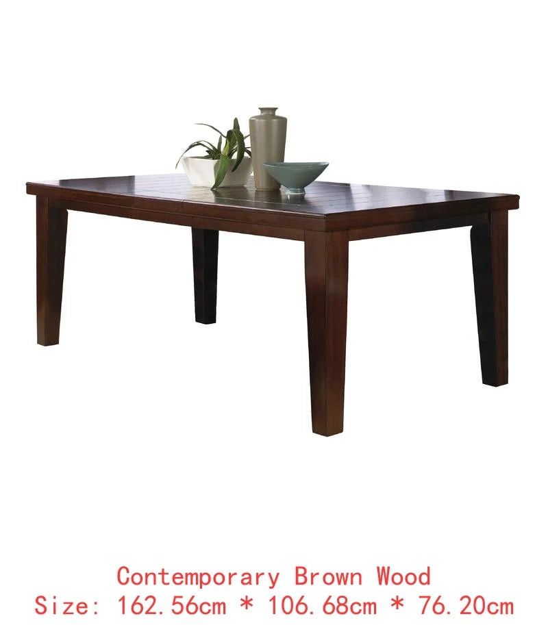 Bennox 5 Piece Counter Height Dining Set, Includes Table & 4 Barstools, Brown