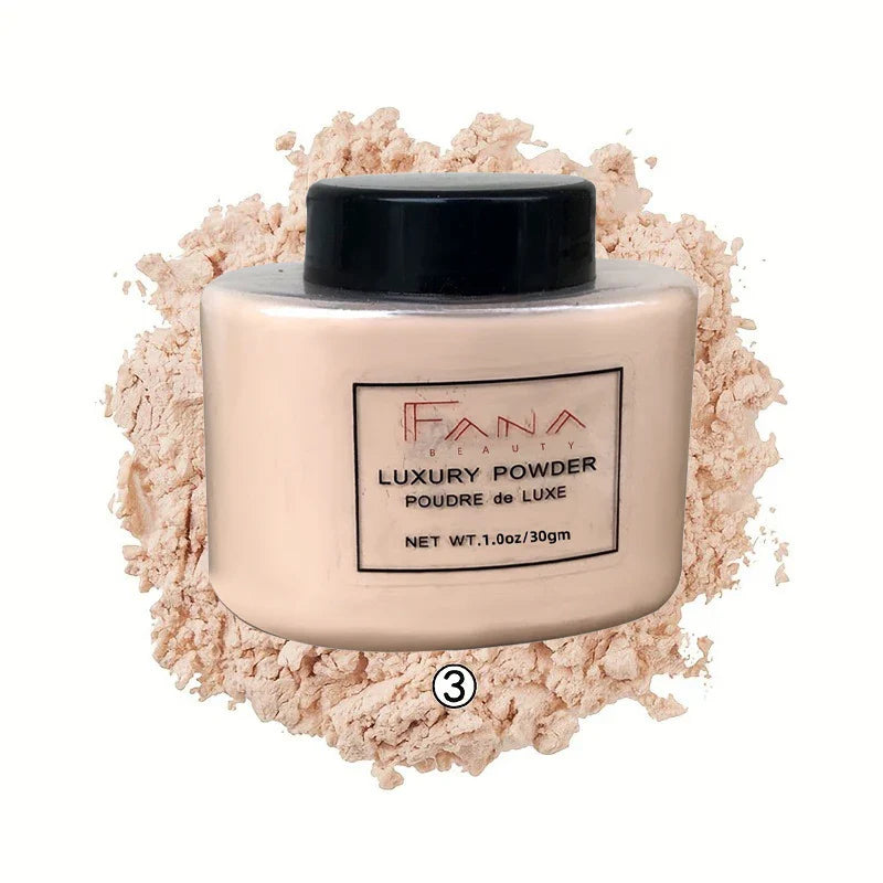 4 Colors Luxury Banana Powder Long-lasting Waterproof Light and Breathable Oil-controlling Setting Powder