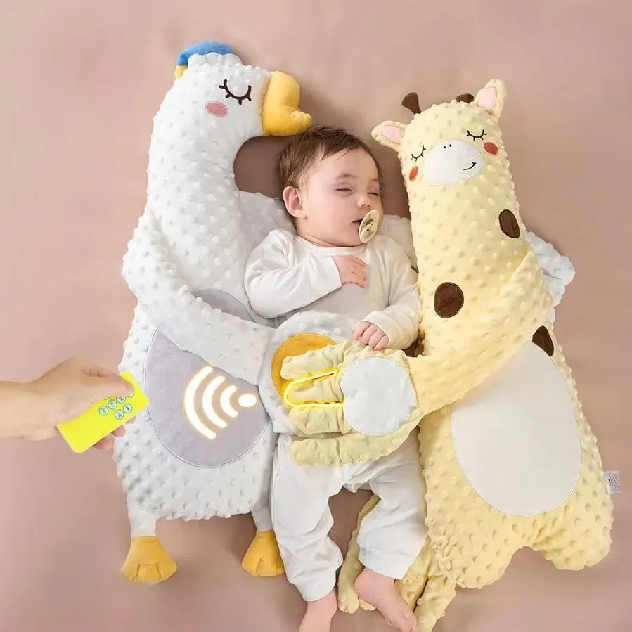 Baby Sleeping Pillow for Newborn Patting Doll with Soothing Palm