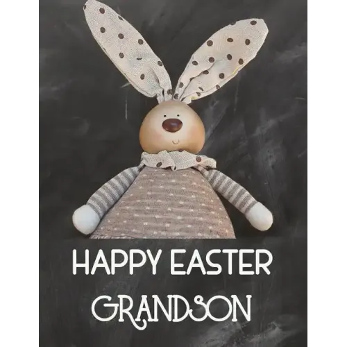 Happy Easter Grandson: Sketchbook for Kids Drawings Activity Book