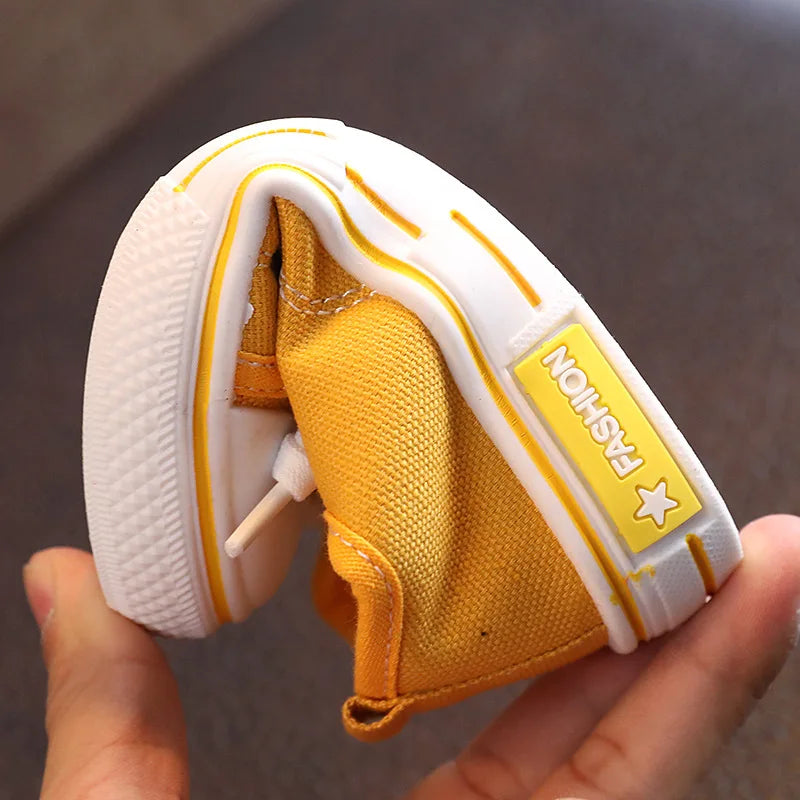 2025 New Children's Canvas Shoes, Fashion Baby Board Shoes, Girls' Breathable Shoes Boys' Casual Shoes.