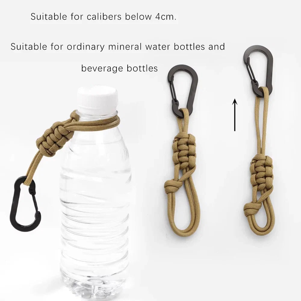 Outdoor Multifunctional Water Bottle Buckle, Kettle Buckle, Umbrella Rope Buckle, Hat Bbuckle, Mineral Water Universal Keychain