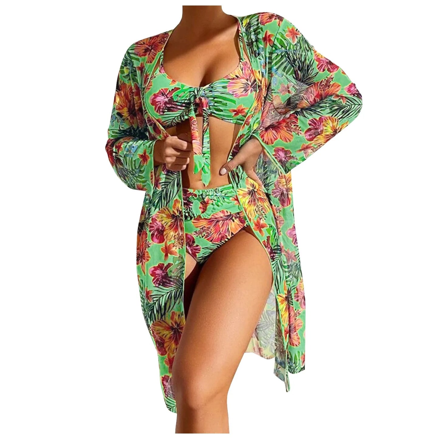 2025 Separate Swimsuits Tankini Set Female Swimwear Sports Beach Wear 3 Piece Bikini Set Cover Up Swimsuit With Shorts 비키니