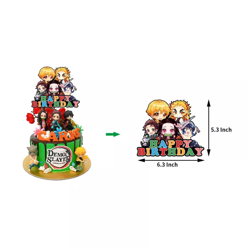 Anima Demon Slayer Party Decoration Supplies