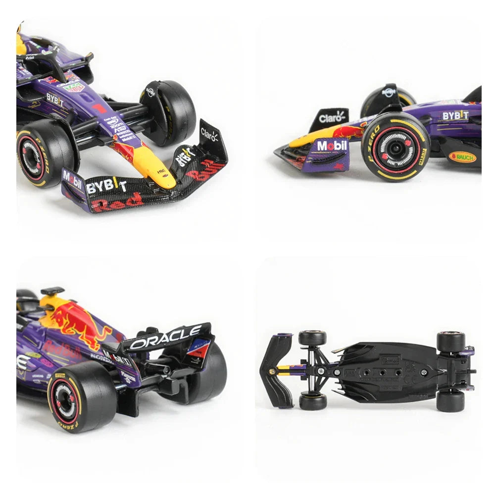 Bburago 1:43 Red Bull F1 Rb19 Las Vegas Miami 1 Verstappen 11 Perez Alloy Scaled Die-Cast Car Model Toys Collection Kid Gift
