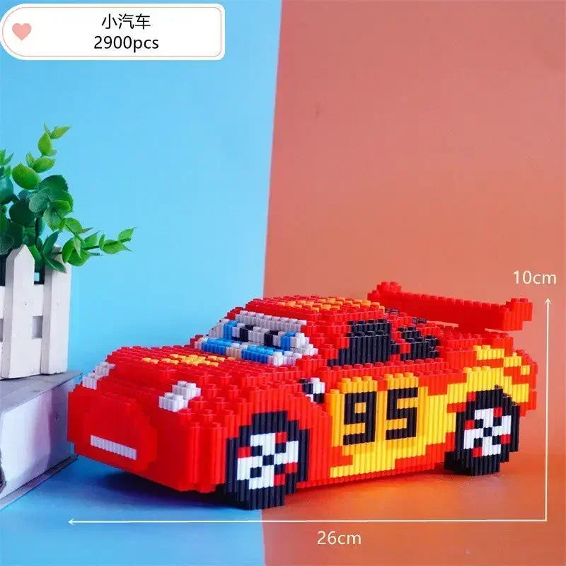 Cute Rabbit Building Block Toy Small Particle Brick Diy Children'S Assembly Toy 3d Model Decorations Kids Gift