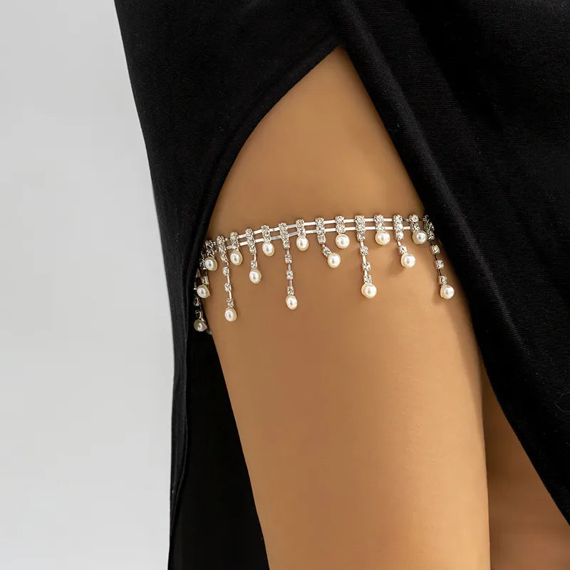 New Bohemian Thigh Chain Simple Star Body Chains for Women Double-layer Metal Bodychain Fashion Thigh Jewelry Leg Chain Women