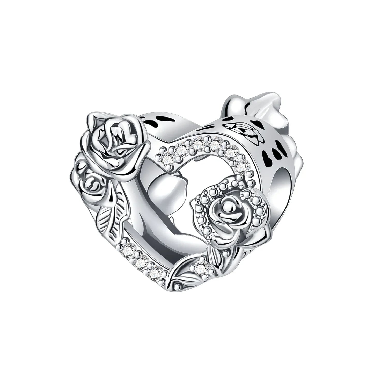 925 Sterling Silver Fashion Bee Honey Jar Sunflower Autumn Series