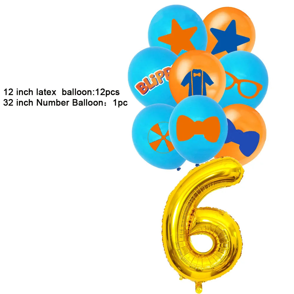 Bli-Ppi-Toy English Teacher Theme Birthday Party Decorative Disposable Tableware Set Background Balloon Banner Baby Shower Gift
