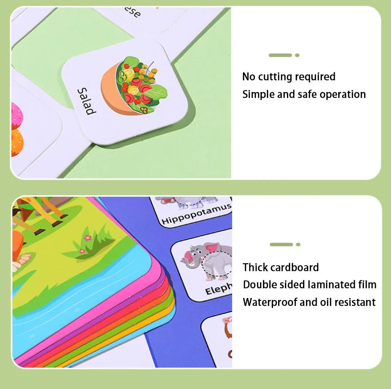 Preschool Busy Book for Toddlers Kids Early Education Montessori Toys 12 Themes Matching Quiet Books Kindergarten Learning Aids