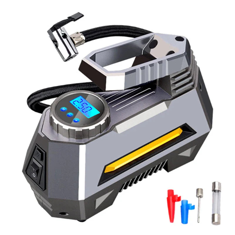 Car Air Compressor Portable  Pump 12V Automobile Tire Inflator.