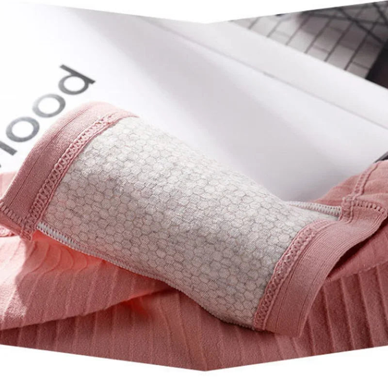 2Pcs Women Solid Cotton Boyshorts Female Soft Big Size Underwear Safety Pants Ladies Briefs Lingerie