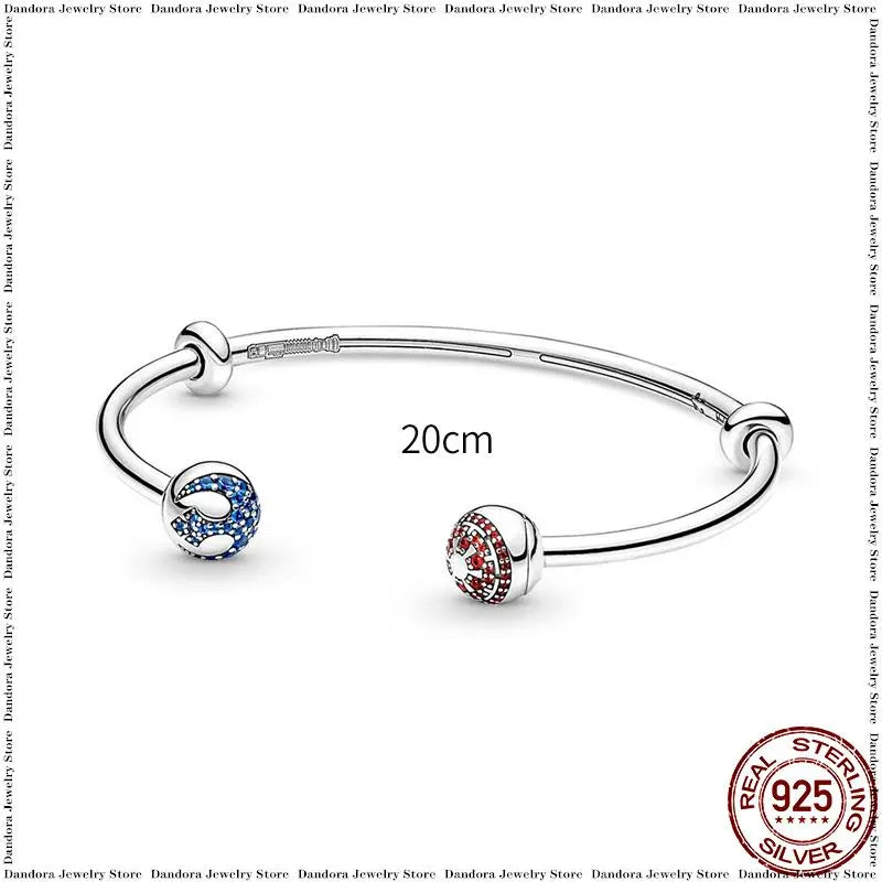 New in 925 Sterling Silver Snake Chain Charm Bracelet Fits Original Brand Pendant Charm Bead For Women Heart Bracelets Jewelry