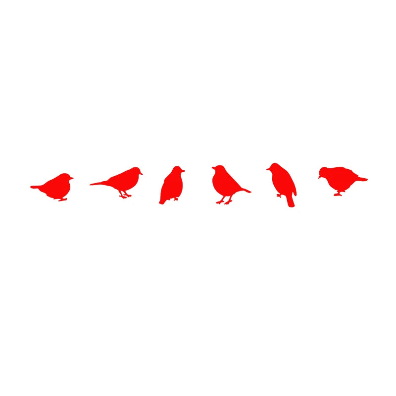 Birds Vinyl Wall Sticker Modern Home Decoration, DIY Creative Bird Decal For Car Window Laptop Decor