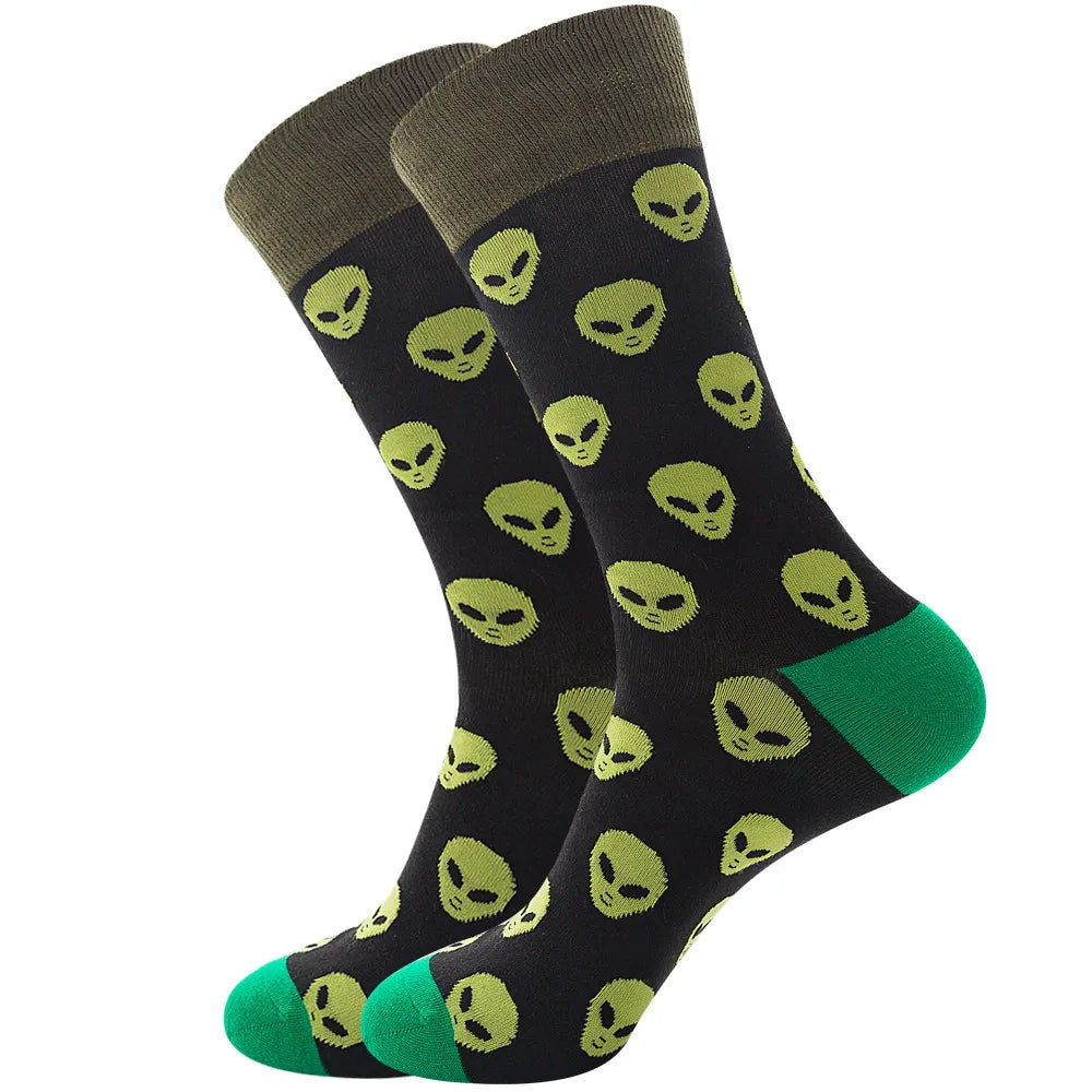 Halloween Fun Print Cartoon Socks