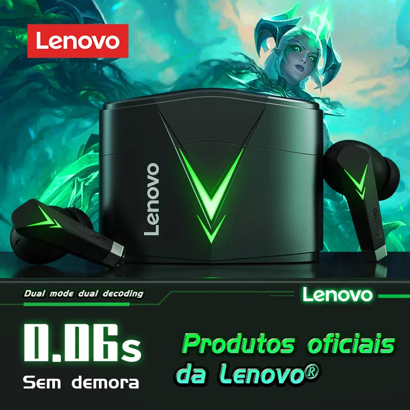Choice Original Lenovo LP6 TWS Wireless Buletooth V5.1 Earphones Dual Mode Music Gaming Headsets New E-Sports  Headphones