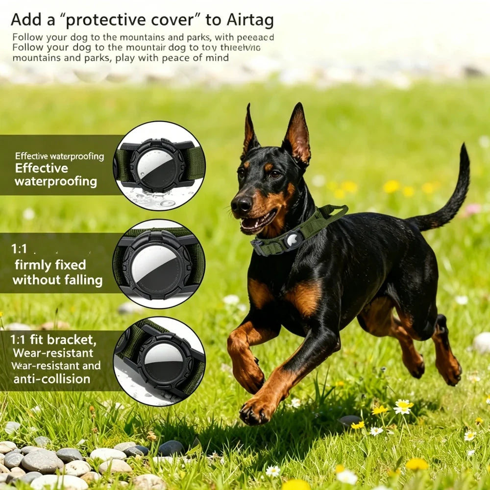 Adjustable Tactical Dog Collar Leash Harness for Medium Large Dogs Pet Accessories Durable Training Gear for German Shepherds