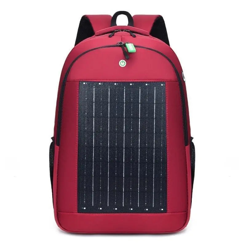 Solar Backpack Outdoor Charging Travel Travel Photovoltaic Backpack Led Lights Backpack Large Capacity Men And Women School Bags