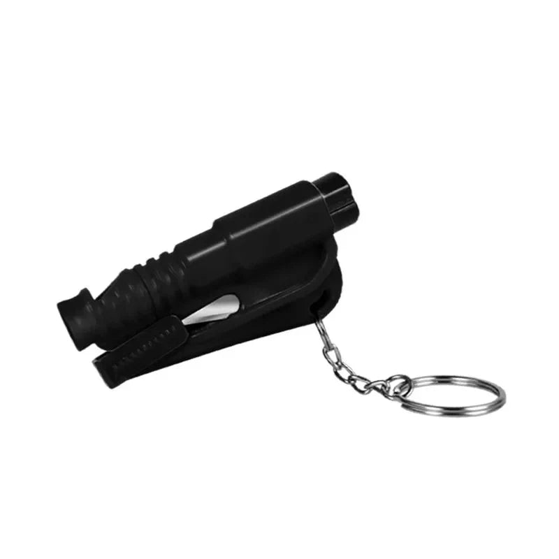 Mini Safety Hammer Car Emergency Rescue Kit Key Chain Knife Life Saving Seat Belt Cutter Window Breaker Glass
