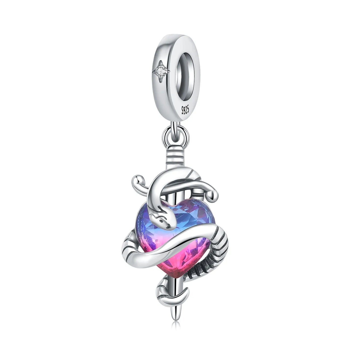 Hot Sale 925 Sterling Silver Dog Cat Cute Pet Animals Pendant Birthday Party Gift for Women Bangle Bracelet Necklace DIY Jewelry