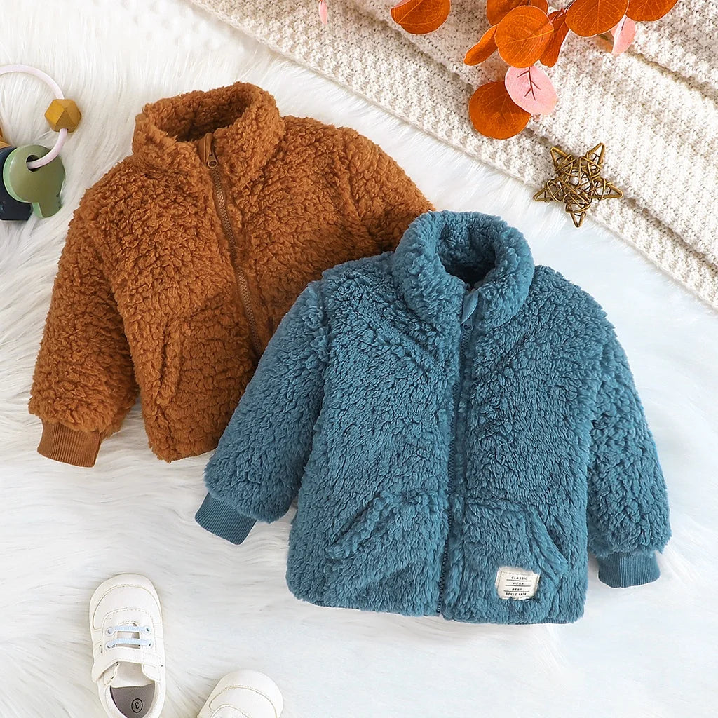 Newborn Outwear Baby Kids Clothes 3-36 Months Fashion Long Sleeve Warm Winter for  Children