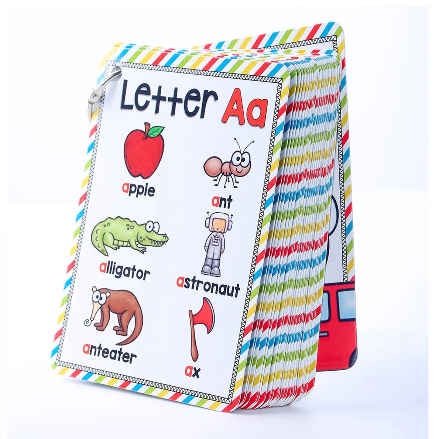 Alphabet 26 Letters 156 Phonics Words English Flash Cards Early Development Educational Toys Children Kids Montessori Learning T