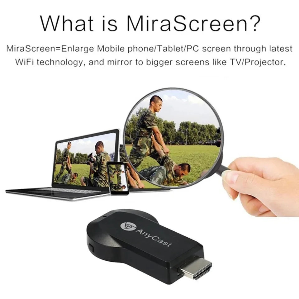 M2 Plus TV Dongle Wifi Wireless 1080P HD Display Receiver Adapter IOS Airplay Android Mirror Screen for HDTV Projector Monitor