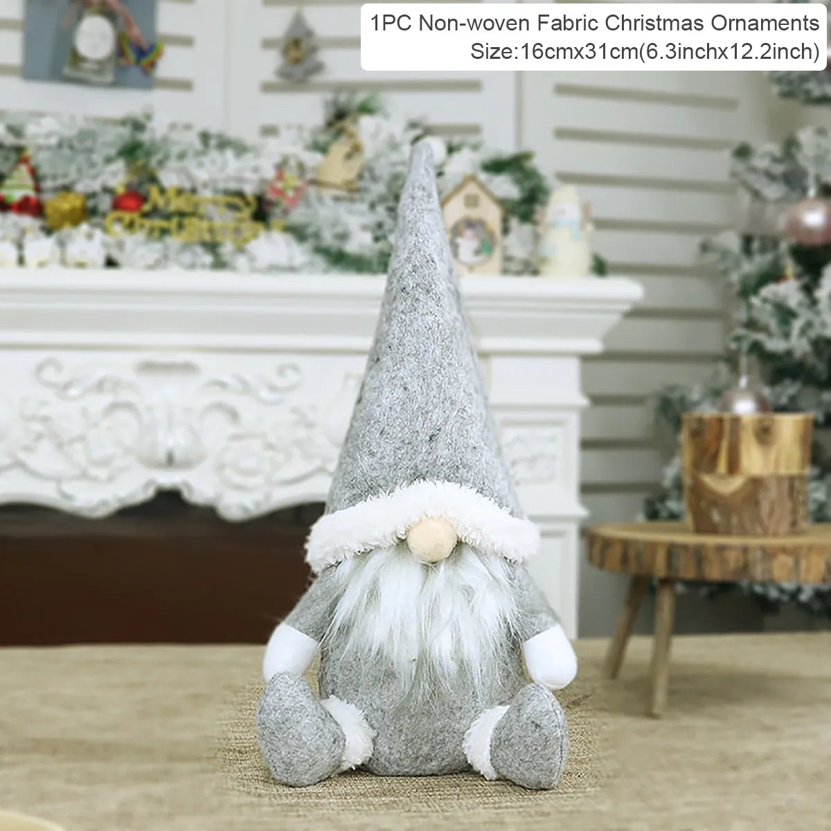 Christmas Faceless Doll Gnome 2023 Merry Christmas Decorations For Home Cristmas Ornament Xmas Navidad Natal New Year 2024