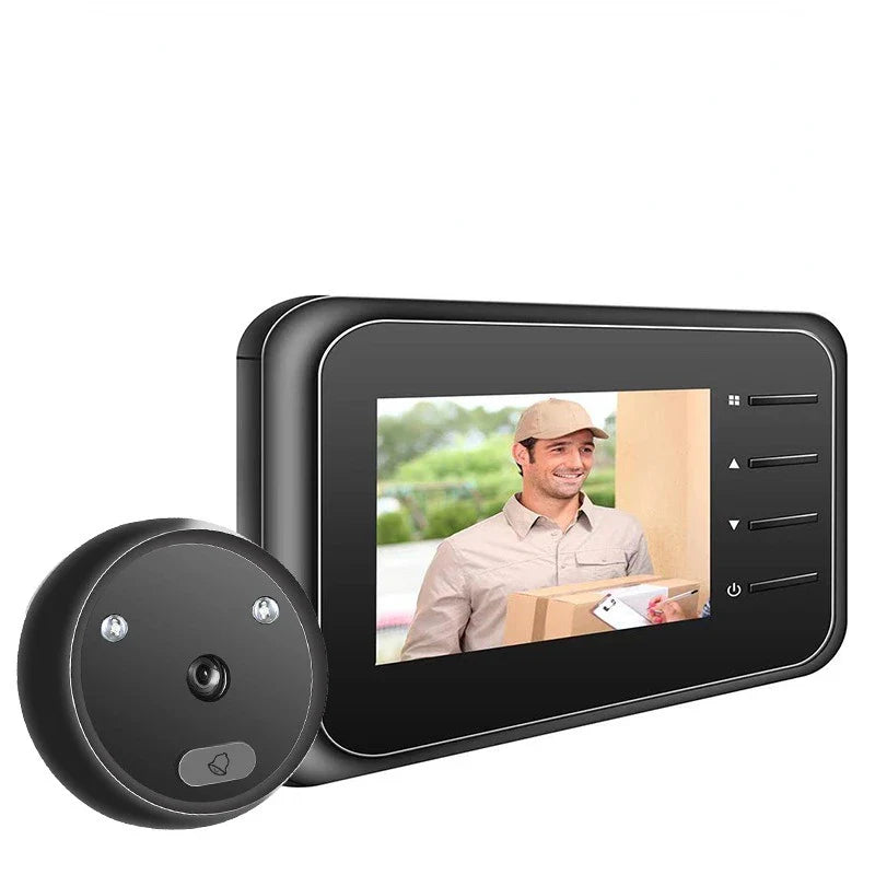 Escam C22 Video Peephole Doorbell Camera Video-eye Record Electronic Ring Night View Digital Door Viewer Home Security