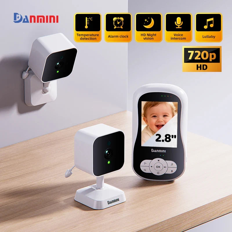 Baby Monitor Two-Way Audio Voice Intercom Infrared Night Vision Baby