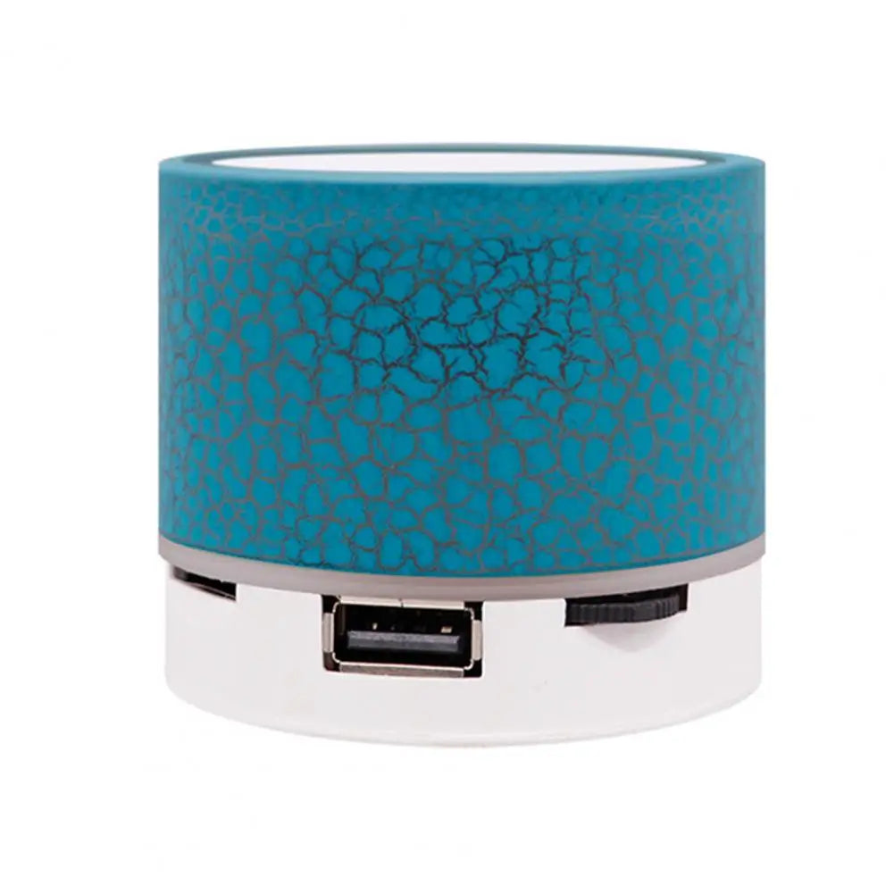 Bluetooth Bass Speaker LED Light Bluetooth Speaker Plastic Long Standby Time  Colorful Bass Bluetooth Speaker