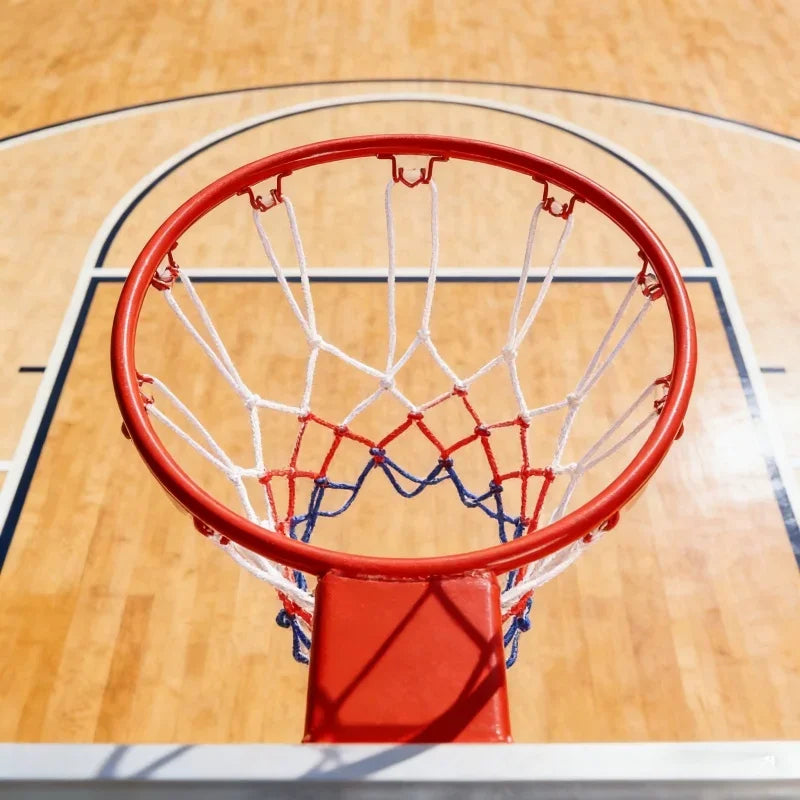 Children Basketball Hoop Door Wall Mounted Rim Screws Installed Goal Net Indoor Outdoor Shooting Practice Toy Sports Equipment