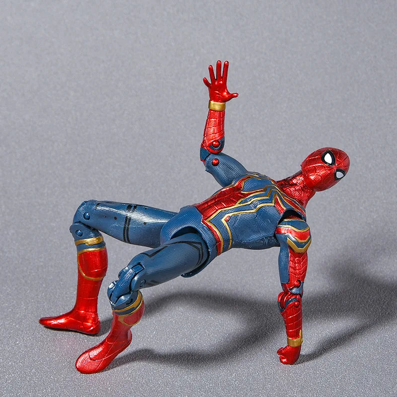 Marvel Spiderman Characters Avengers Heroes Joint Movable Model Figurine Children's Charm Birthday Festival Christmas Gift Toys
