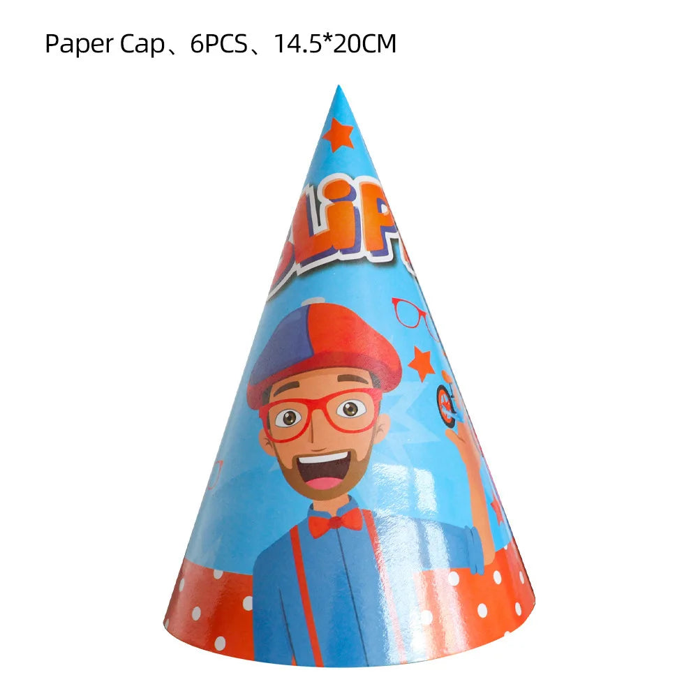 Bli-Ppi-Toy Theme Party Supplies Disposable Set Background Balloon Banner