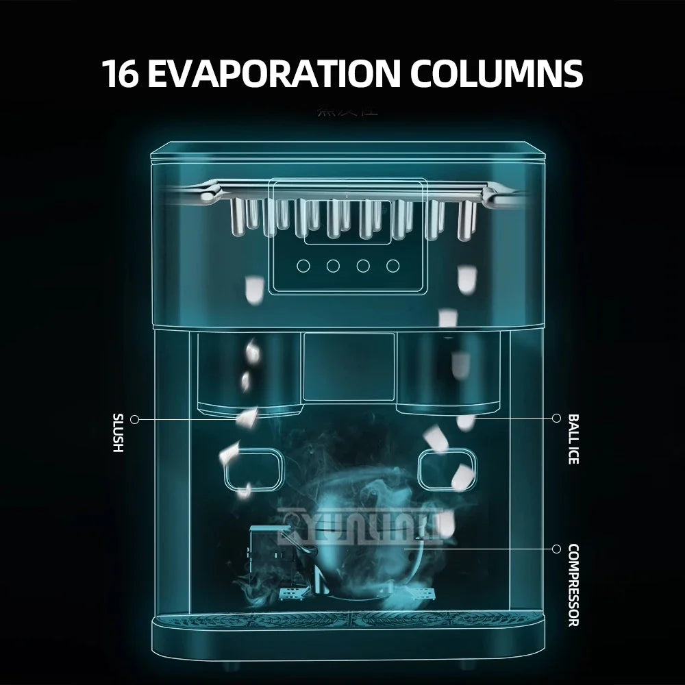3 in 1 Ice Maker Crusher Portable Cold Water Machine Automatic Ice Making Machine Cubo De Gelo Mini Machine A Faire Des Glacon