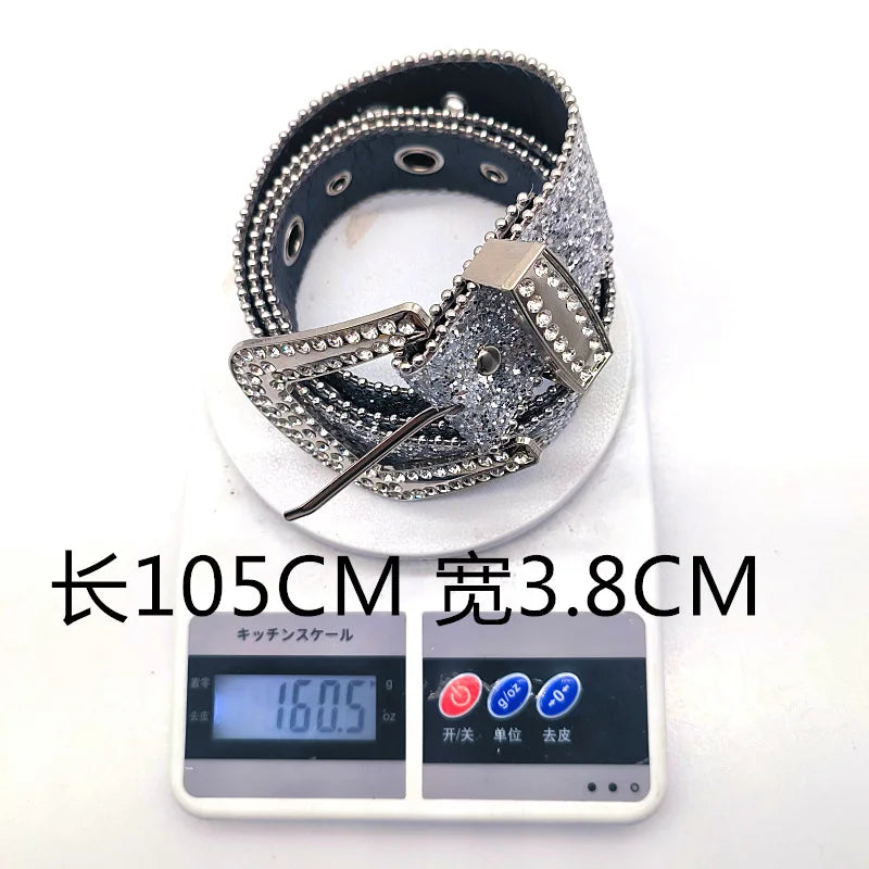 EtherealBe Gothic Rhinestone Belt for Women