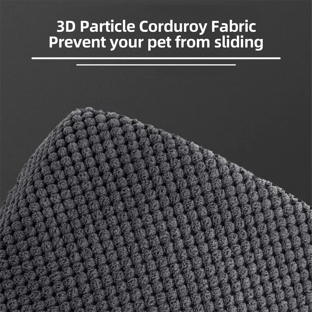 Dog Ramp Step Stairs 5 Steps Pet Stairs for High Beds and Sofa High-Density Sponge Foam Dog Steps with Removable Washable Cover
