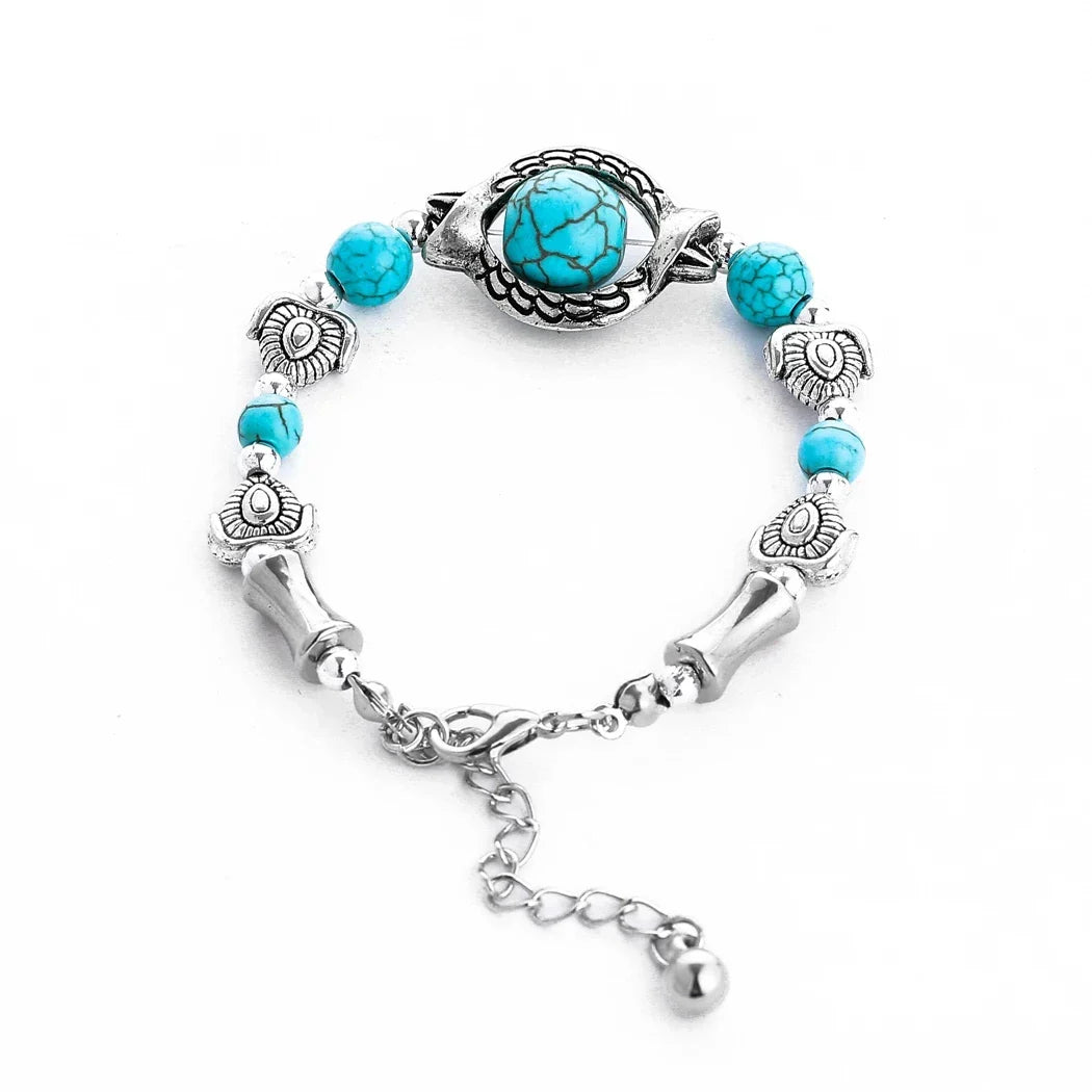 Gypsy Bohemian Coin Bracelets for Women Metal Vintage Flower Statement Bracelets Festival Turkish Beach Jewelry Tribal Ethnic