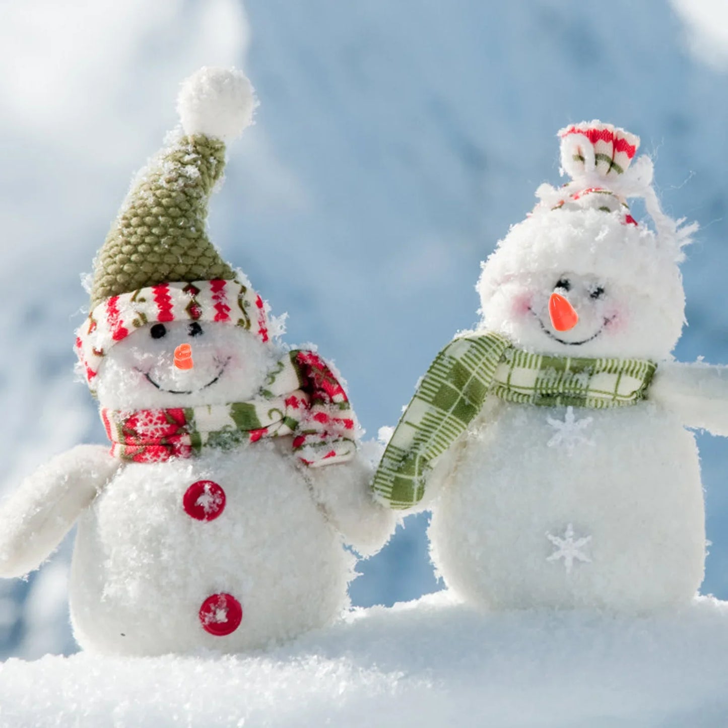 Craft Supplies Plastic Snowman Nose Child Black Ornaments DIY Kit Christmas Making